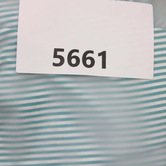 Charles Tyrwhitt Dress Shirt Mens 16 1/2, 34 Green/White Classic Fit L/S Button - Picture 13 of 13